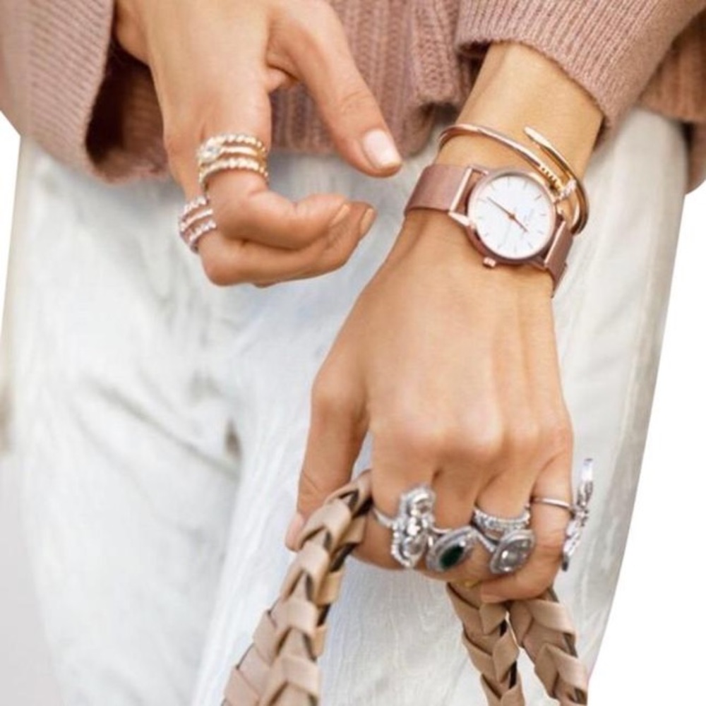 Eddie Borgo rose gold watch (never worn)